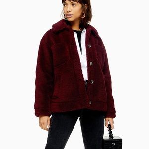Teddy Coat Jacket Nwt 